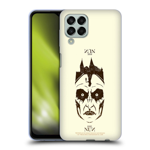The Nun Valak Graphics Double Exposure 2 Soft Gel Case for Samsung Galaxy M33 (2022)
