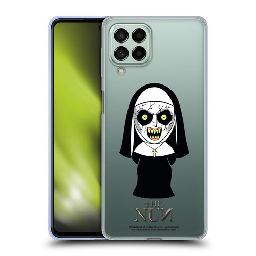 The Nun Valak Graphics Character Soft Gel Case for Samsung Galaxy M53 (2022)