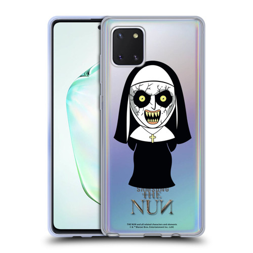 The Nun Valak Graphics Character Soft Gel Case for Samsung Galaxy Note10 Lite