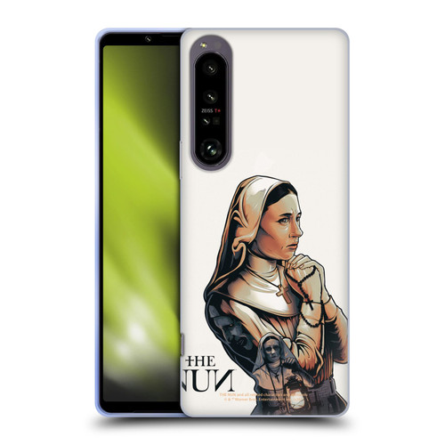 The Nun Valak Graphics Pray 2 Soft Gel Case for Sony Xperia 1 IV