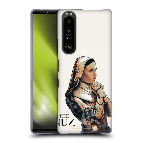 The Nun Valak Graphics Pray 2 Soft Gel Case for Sony Xperia 1 III