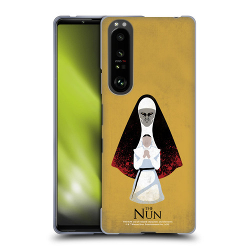 The Nun Valak Graphics Pray Soft Gel Case for Sony Xperia 1 III