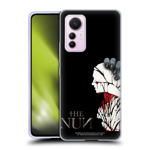The Nun Valak Graphics Blood Hand Soft Gel Case for Xiaomi 12 Lite