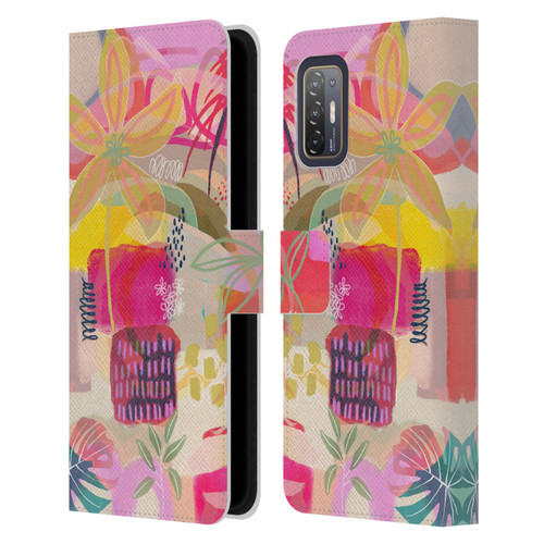 Suzanne Allard Floral Art You Are Loved Leather Book Wallet Case Cover For HTC Desire 21 Pro 5G