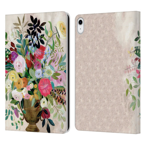 Suzanne Allard Floral Art Beauty Enthroned Leather Book Wallet Case Cover For Apple iPad 10.9 (2022)