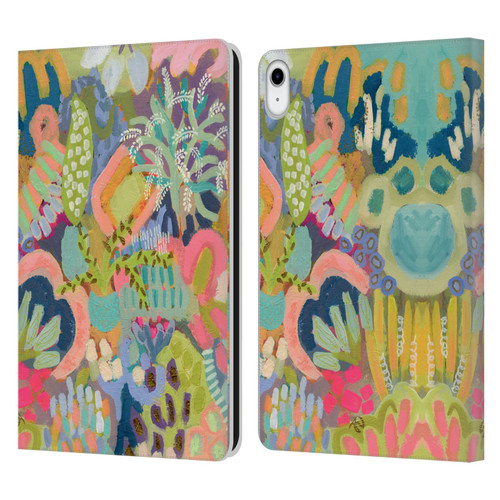 Suzanne Allard Floral Art Summer Fiesta Leather Book Wallet Case Cover For Apple iPad 10.9 (2022)