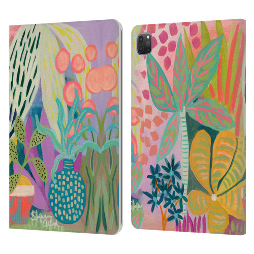 Suzanne Allard Floral Art Palm Heaven Leather Book Wallet Case Cover For Apple iPad Pro 11 2020 / 2021 / 2022