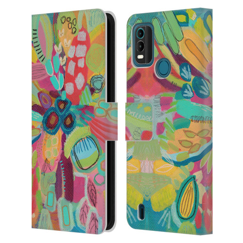 Suzanne Allard Floral Art Dancing In The Garden Leather Book Wallet Case Cover For Nokia G11 Plus