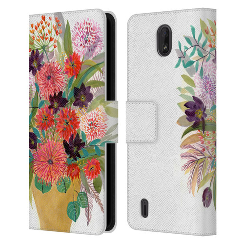Suzanne Allard Floral Art Celebration Leather Book Wallet Case Cover For Nokia C01 Plus/C1 2nd Edition