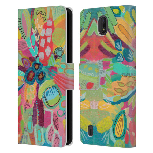 Suzanne Allard Floral Art Dancing In The Garden Leather Book Wallet Case Cover For Nokia C01 Plus/C1 2nd Edition