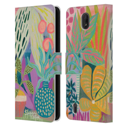 Suzanne Allard Floral Art Palm Heaven Leather Book Wallet Case Cover For Nokia C01 Plus/C1 2nd Edition
