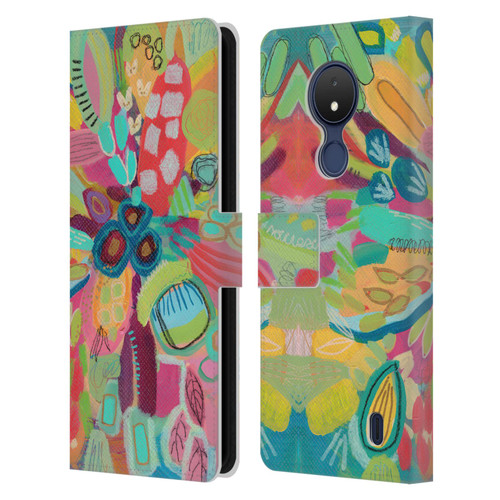 Suzanne Allard Floral Art Dancing In The Garden Leather Book Wallet Case Cover For Nokia C21