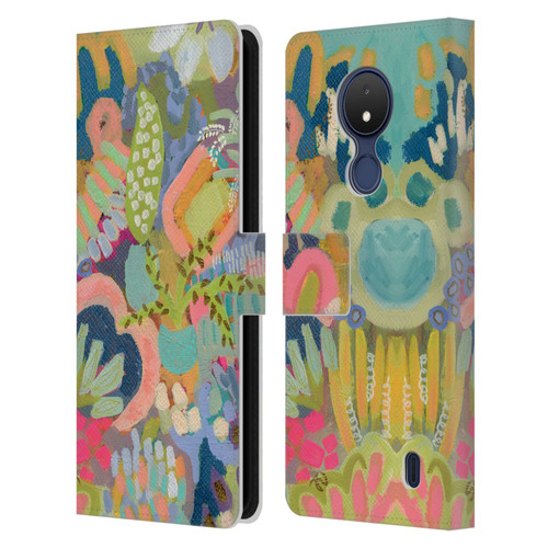 Suzanne Allard Floral Art Summer Fiesta Leather Book Wallet Case Cover For Nokia C21