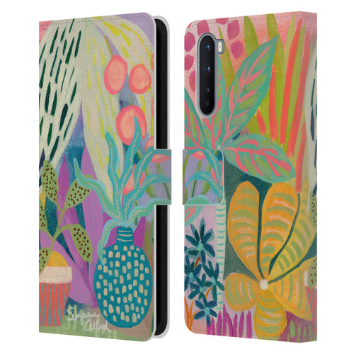 Suzanne Allard Floral Art Palm Heaven Leather Book Wallet Case Cover For OnePlus Nord 5G