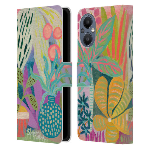 Suzanne Allard Floral Art Palm Heaven Leather Book Wallet Case Cover For OnePlus Nord N20 5G