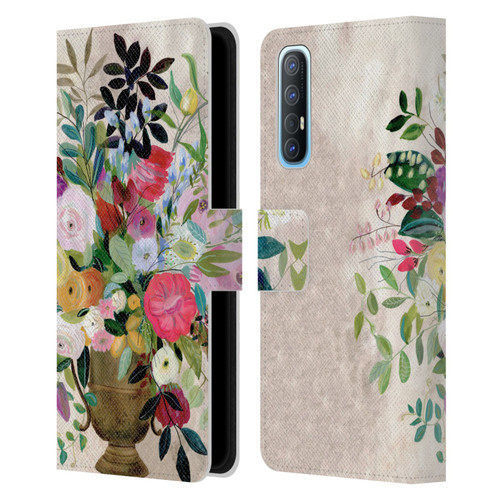 Suzanne Allard Floral Art Beauty Enthroned Leather Book Wallet Case Cover For OPPO Find X2 Neo 5G