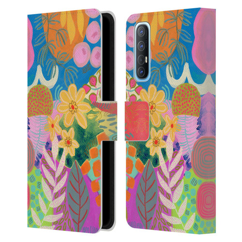 Suzanne Allard Floral Art Yellow Daisies Leather Book Wallet Case Cover For OPPO Find X2 Neo 5G