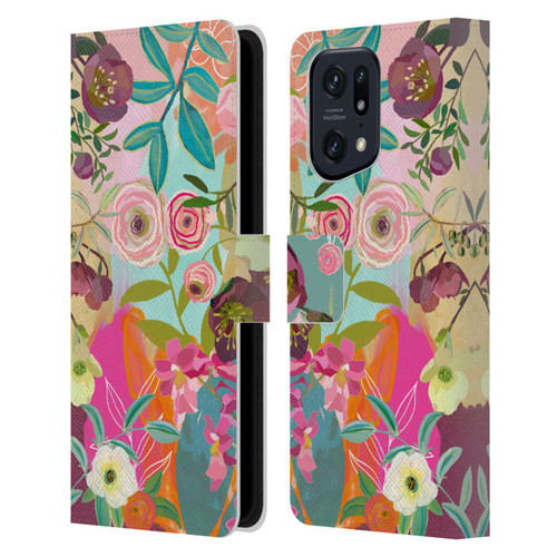 Suzanne Allard Floral Art Chase A Dream Leather Book Wallet Case Cover For OPPO Find X5 Pro