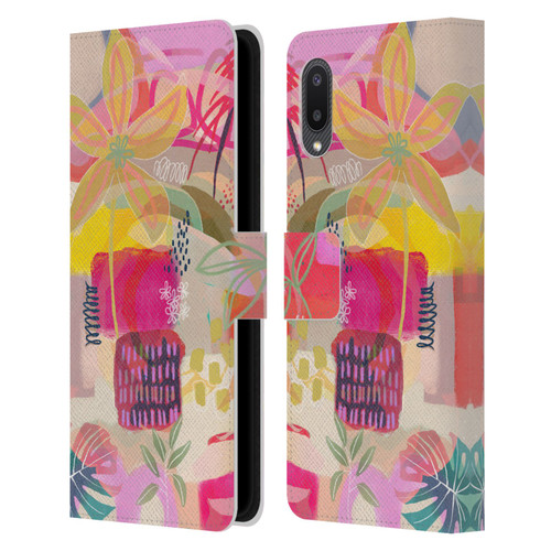 Suzanne Allard Floral Art You Are Loved Leather Book Wallet Case Cover For Samsung Galaxy A02/M02 (2021)