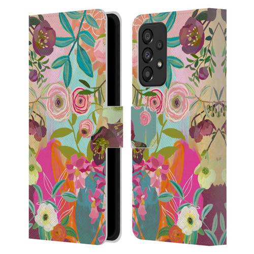 Suzanne Allard Floral Art Chase A Dream Leather Book Wallet Case Cover For Samsung Galaxy A33 5G (2022)