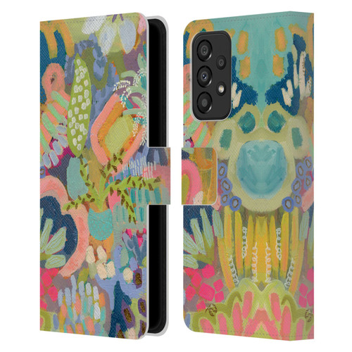 Suzanne Allard Floral Art Summer Fiesta Leather Book Wallet Case Cover For Samsung Galaxy A33 5G (2022)