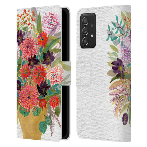 Suzanne Allard Floral Art Celebration Leather Book Wallet Case Cover For Samsung Galaxy A53 5G (2022)