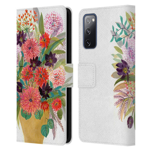 Suzanne Allard Floral Art Celebration Leather Book Wallet Case Cover For Samsung Galaxy S20 FE / 5G