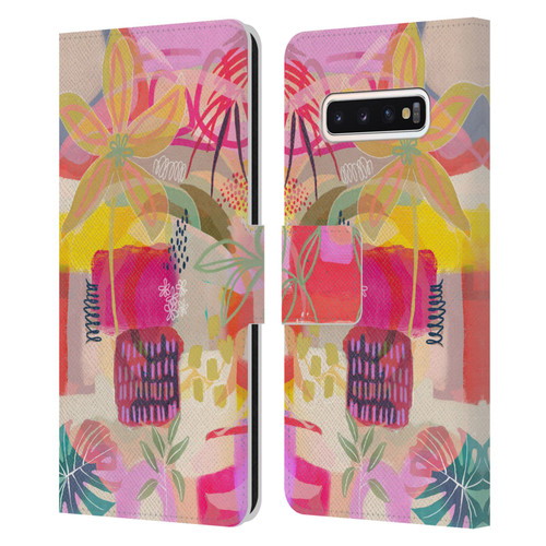 Suzanne Allard Floral Art You Are Loved Leather Book Wallet Case Cover For Samsung Galaxy S10