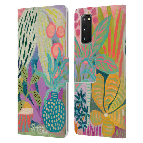 Suzanne Allard Floral Art Palm Heaven Leather Book Wallet Case Cover For Samsung Galaxy S20 / S20 5G
