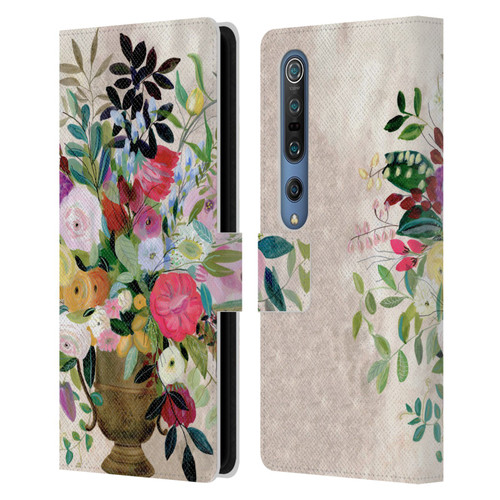 Suzanne Allard Floral Art Beauty Enthroned Leather Book Wallet Case Cover For Xiaomi Mi 10 5G / Mi 10 Pro 5G