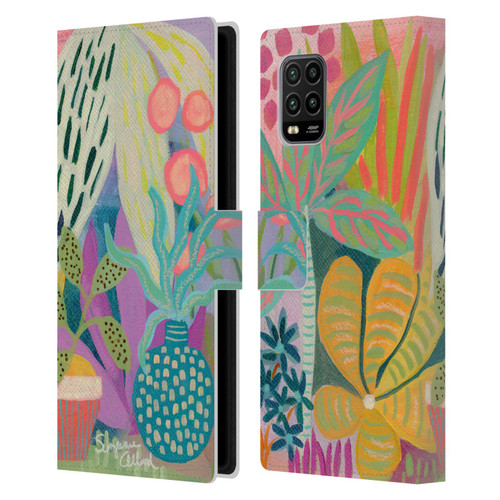 Suzanne Allard Floral Art Palm Heaven Leather Book Wallet Case Cover For Xiaomi Mi 10 Lite 5G
