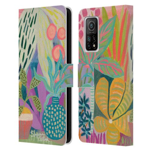 Suzanne Allard Floral Art Palm Heaven Leather Book Wallet Case Cover For Xiaomi Mi 10T 5G