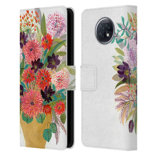 Suzanne Allard Floral Art Celebration Leather Book Wallet Case Cover For Xiaomi Redmi Note 9T 5G