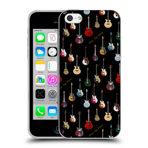 Brian May Iconic Guitar Soft Gel Case for Apple iPhone 5c