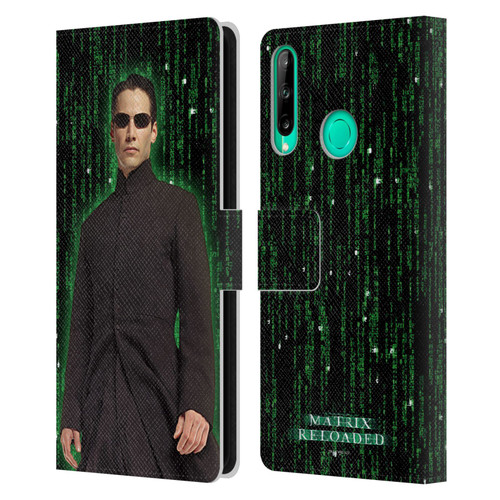The Matrix Reloaded Key Art Neo 1 Leather Book Wallet Case Cover For Huawei P40 lite E