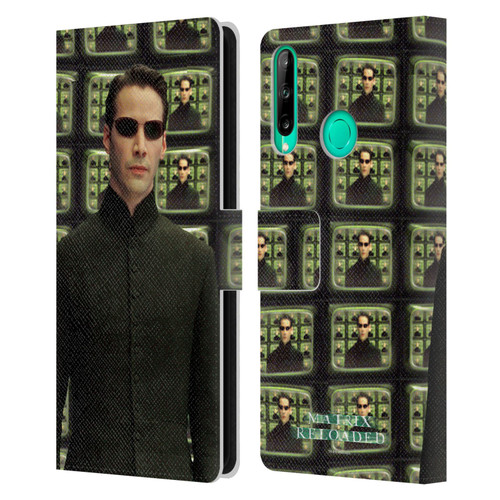 The Matrix Reloaded Key Art Neo 2 Leather Book Wallet Case Cover For Huawei P40 lite E