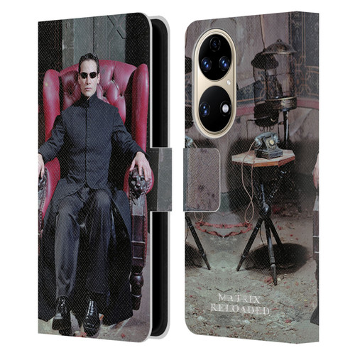 The Matrix Reloaded Key Art Neo 4 Leather Book Wallet Case Cover For Huawei P50