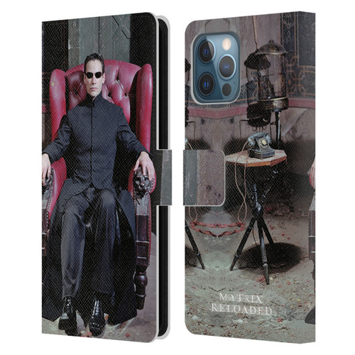 The Matrix Reloaded Key Art Neo 4 Leather Book Wallet Case Cover For Apple iPhone 12 Pro Max