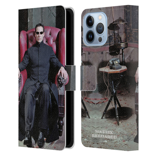 The Matrix Reloaded Key Art Neo 4 Leather Book Wallet Case Cover For Apple iPhone 13 Pro Max