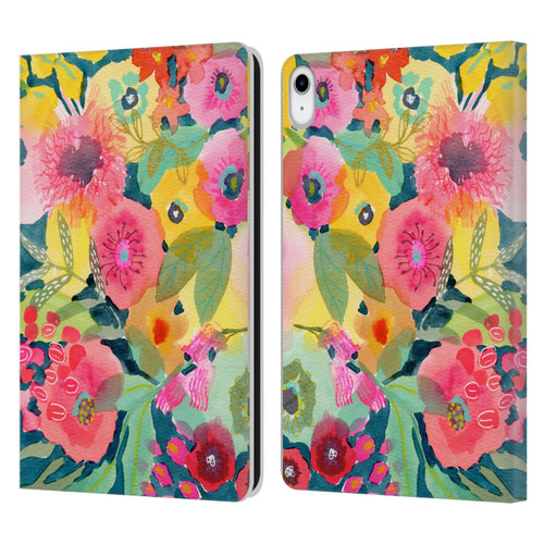 Suzanne Allard Floral Graphics Delightful Leather Book Wallet Case Cover For Apple iPad 10.9 (2022)