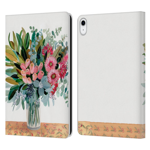 Suzanne Allard Floral Graphics Magnolia Surrender Leather Book Wallet Case Cover For Apple iPad 10.9 (2022)
