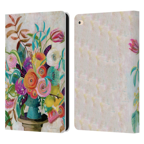 Suzanne Allard Floral Graphics Charleston Glory Leather Book Wallet Case Cover For Apple iPad Air 2 (2014)