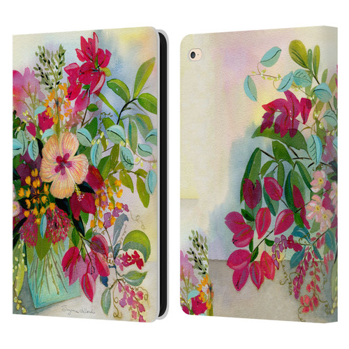 Suzanne Allard Floral Graphics Flamands Leather Book Wallet Case Cover For Apple iPad Air 2 (2014)