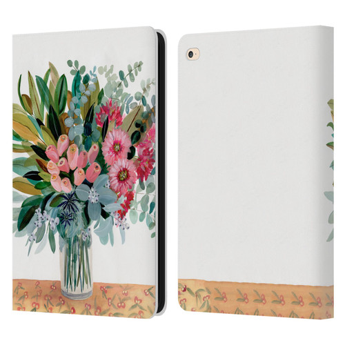 Suzanne Allard Floral Graphics Magnolia Surrender Leather Book Wallet Case Cover For Apple iPad Air 2 (2014)