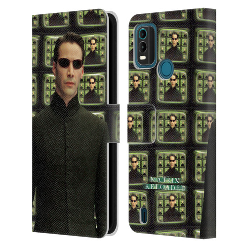 The Matrix Reloaded Key Art Neo 2 Leather Book Wallet Case Cover For Nokia G11 Plus