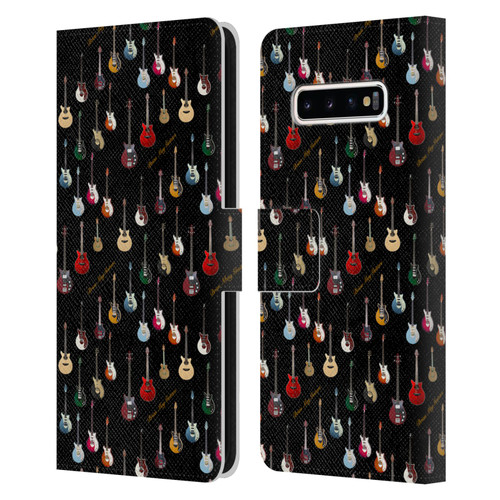 Brian May Iconic Guitar Leather Book Wallet Case Cover For Samsung Galaxy S10+ / S10 Plus