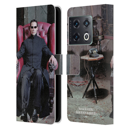 The Matrix Reloaded Key Art Neo 4 Leather Book Wallet Case Cover For OnePlus 10 Pro
