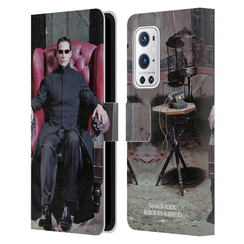 The Matrix Reloaded Key Art Neo 4 Leather Book Wallet Case Cover For OnePlus 9 Pro