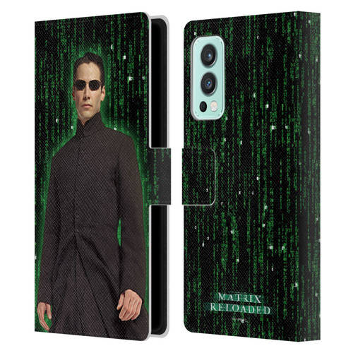 The Matrix Reloaded Key Art Neo 1 Leather Book Wallet Case Cover For OnePlus Nord 2 5G