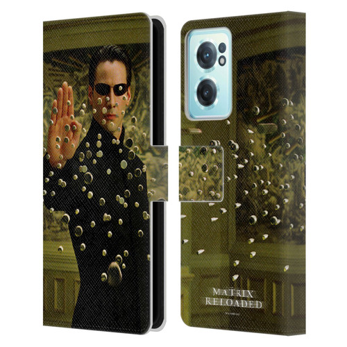 The Matrix Reloaded Key Art Neo 3 Leather Book Wallet Case Cover For OnePlus Nord CE 2 5G
